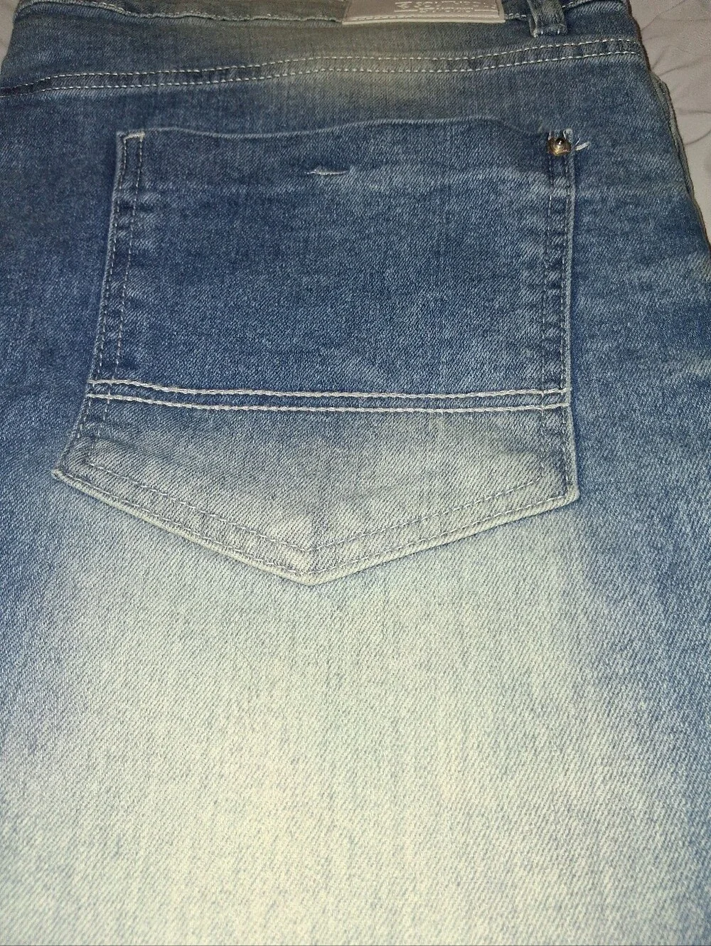 NWT South Pole Men's Light Blue Slim Straight Jeans Size 42 X 30